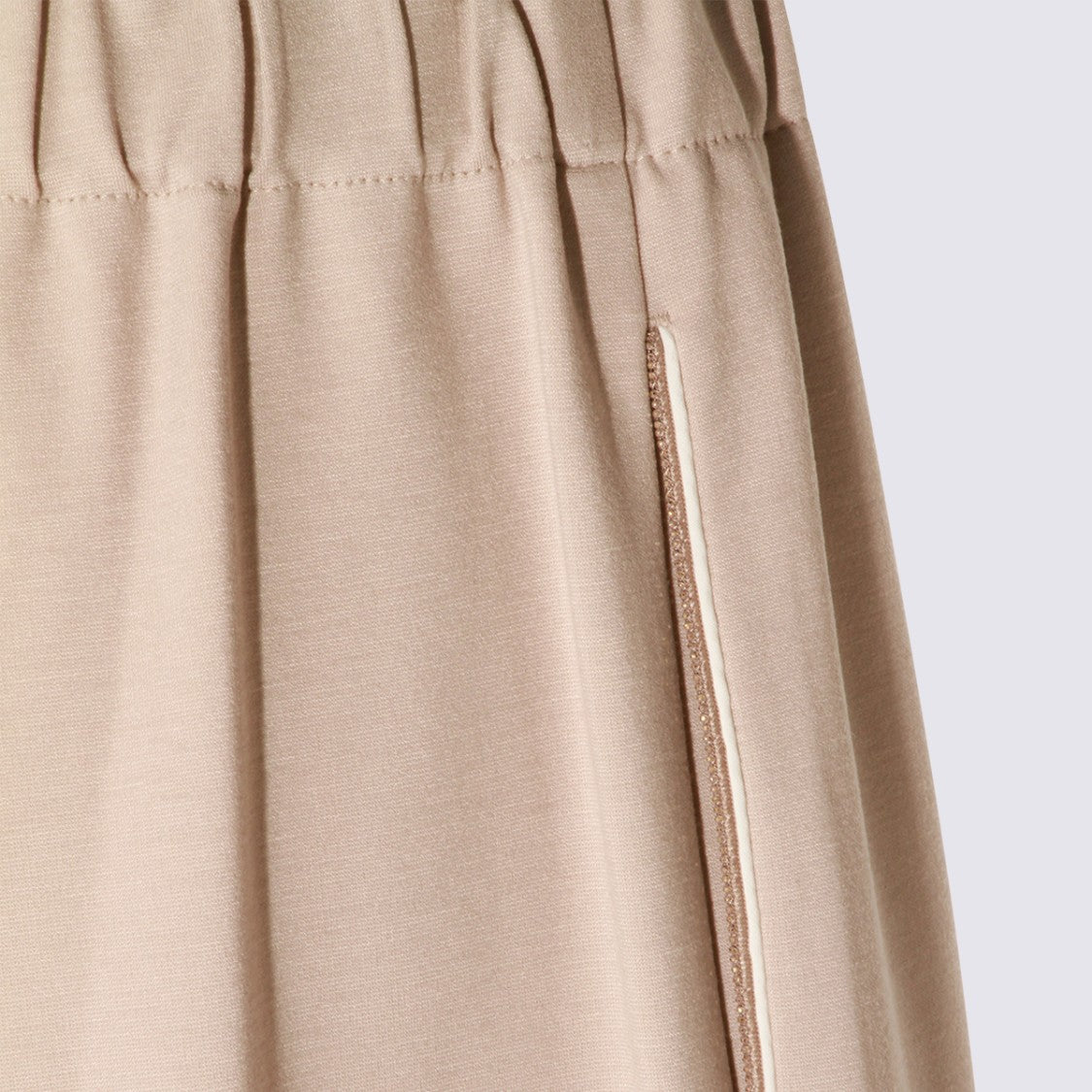 Fabiana Filippi Straight-Leg Trousers With Elastic Waistband And Side Pockets