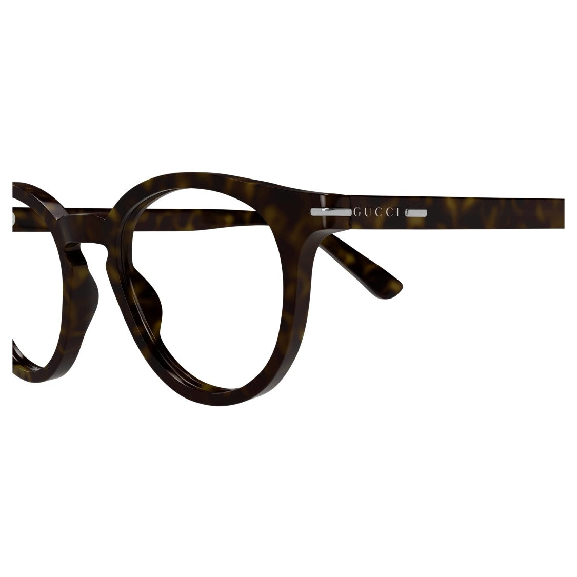 Gucci Gg1727o Classic Round Tortoiseshell Eyeglasses