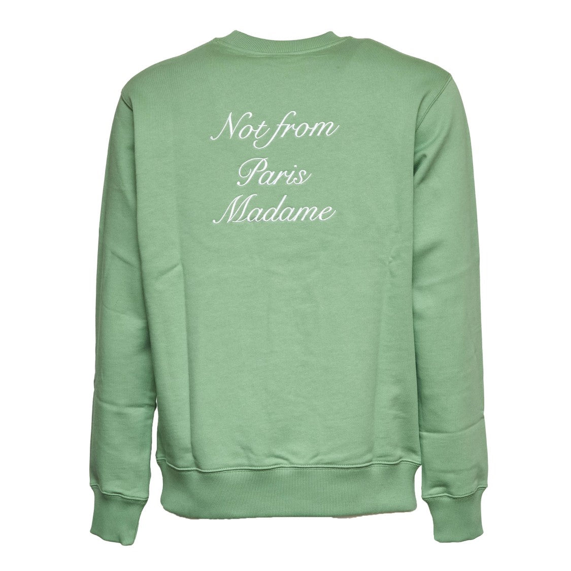 Drôle De Monsieur Le Sweatshirt Calligraphy Embroidered Sweatshirt