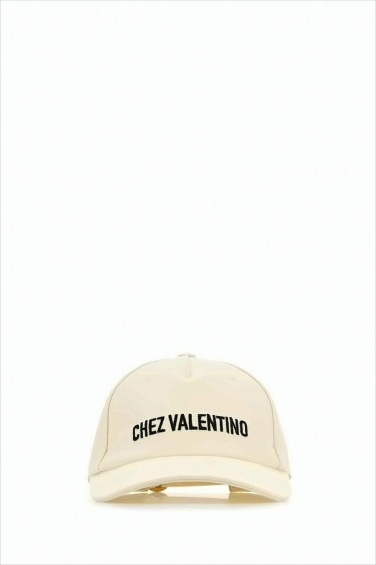 Valentino Garavani Cotton Baseball Cap With Embroidered Detail
