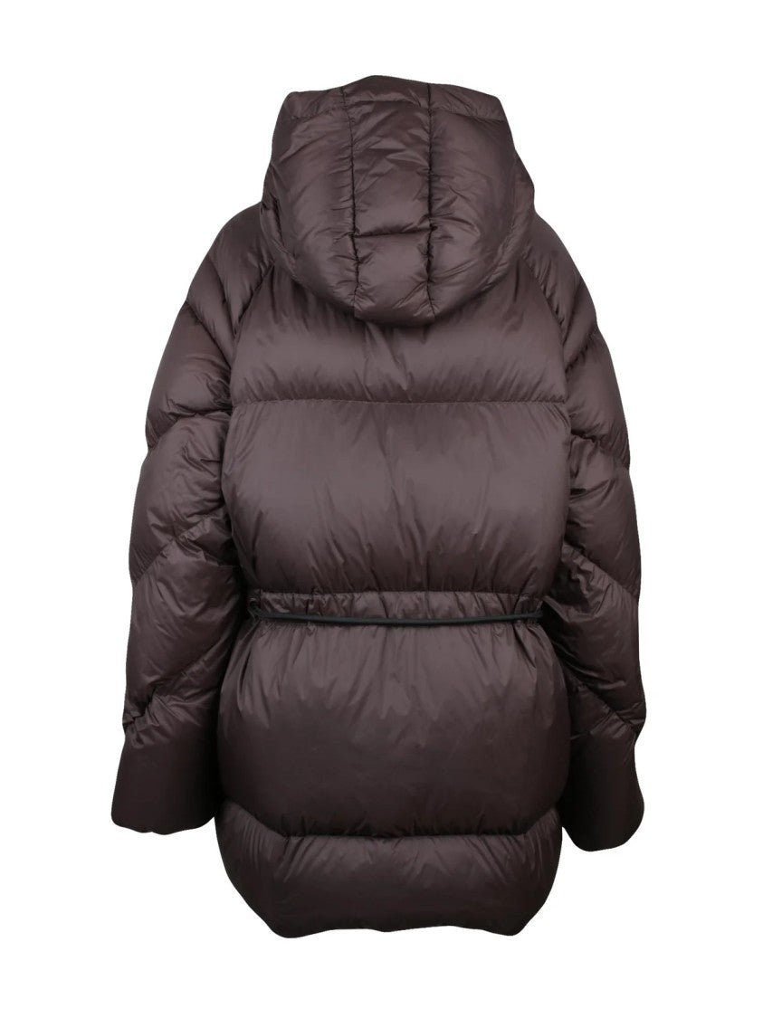 Bacon Brown Polyamide Owl Down Jacket
