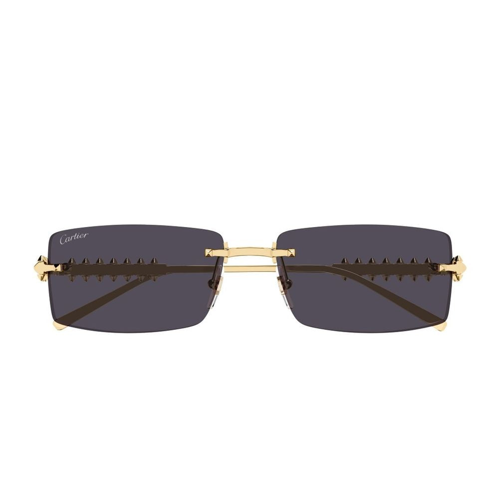 Cartier Ct0604s Clash De Rectangular Rimless Sunglasses
