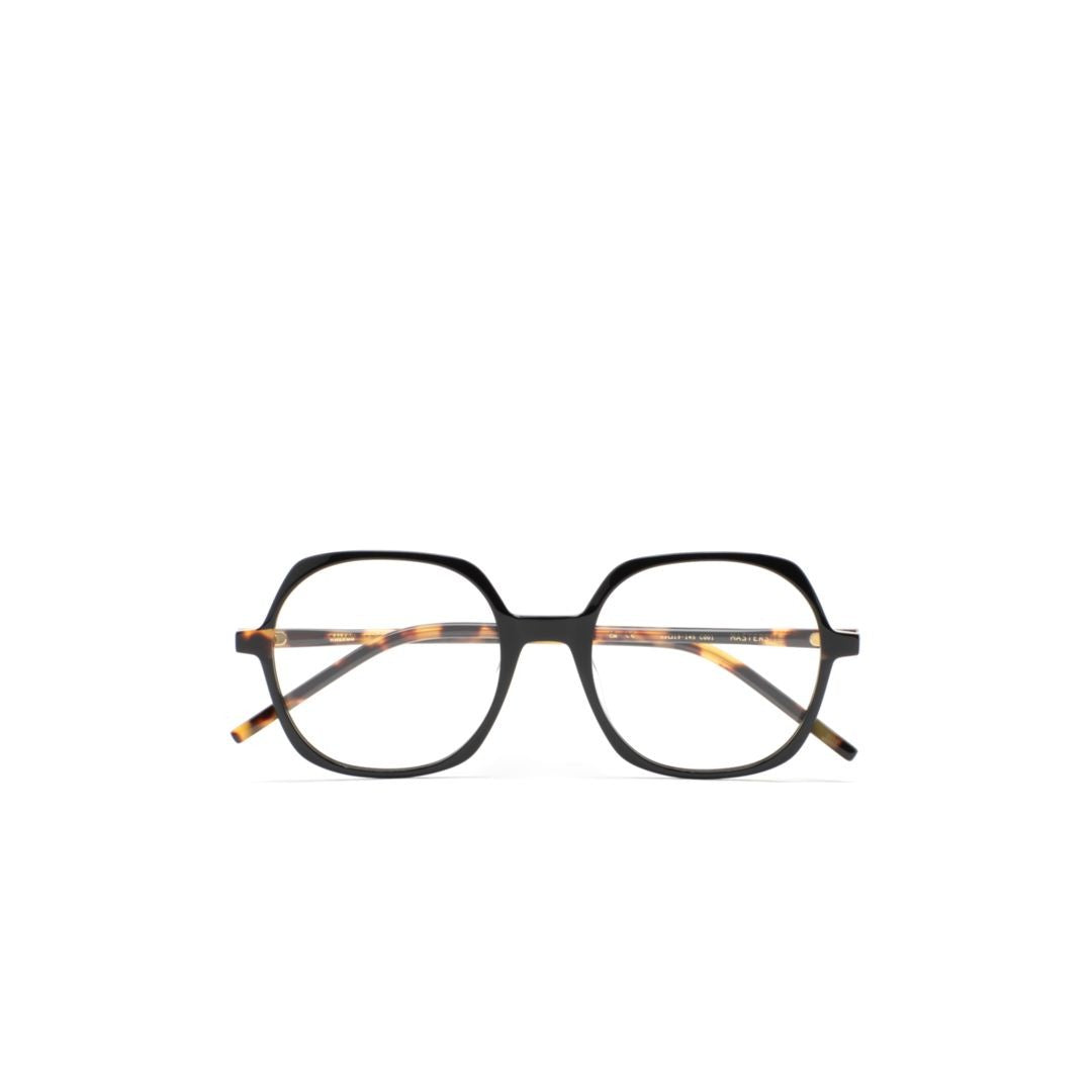 Kaleos Black Masters Tortoiseshell Geometric Eyeglasses