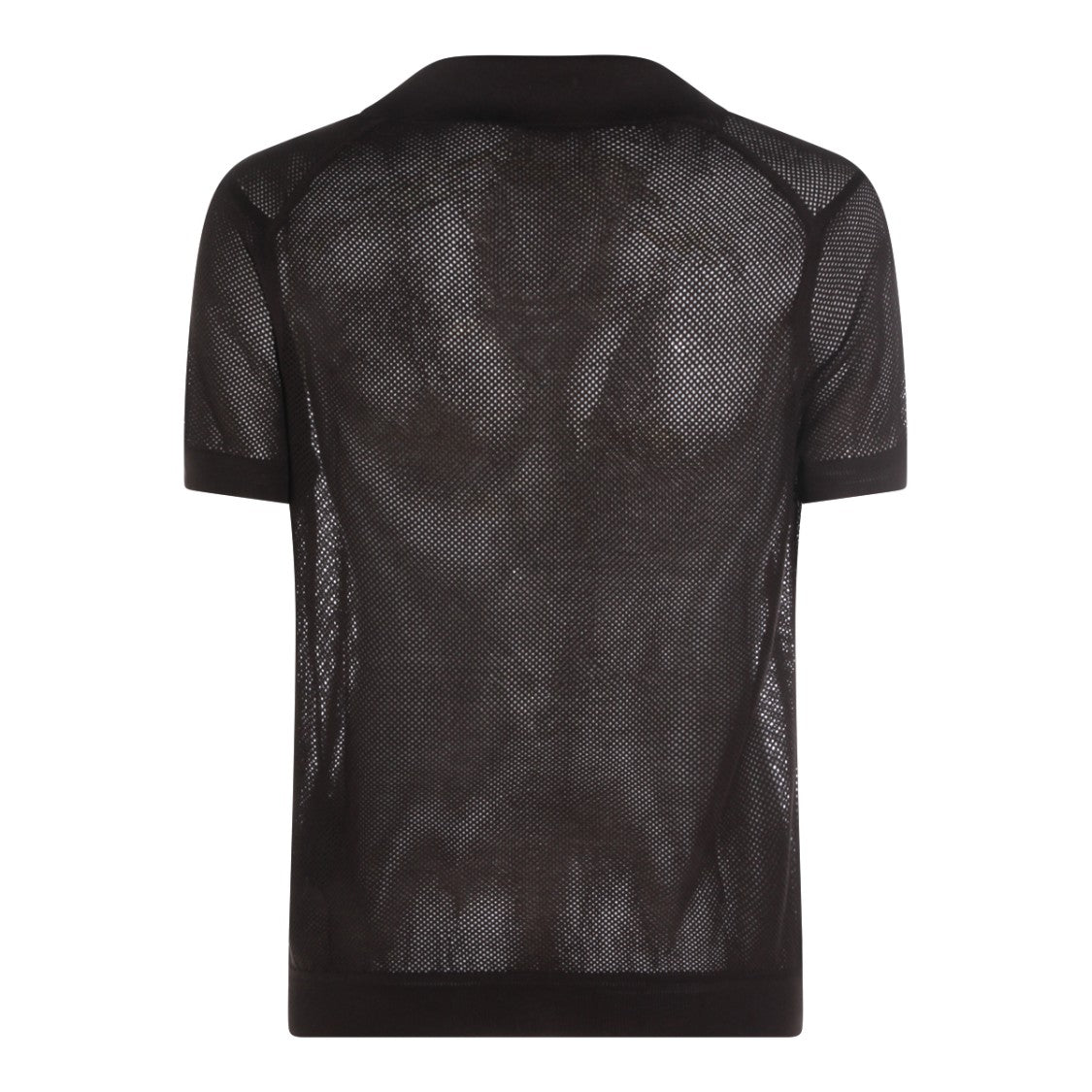 Tom Ford Dark Brown Cotton Polo Shirt