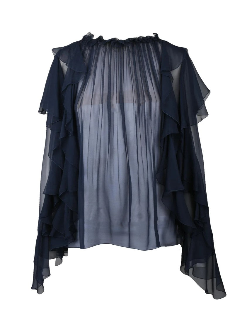 Alberta Ferretti Silk Blouse - Multicolor