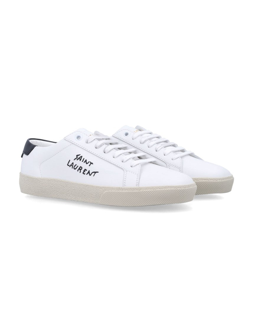 Saint Laurent Saint Laurent Court Classic Sl/06 White Leather Sneakers