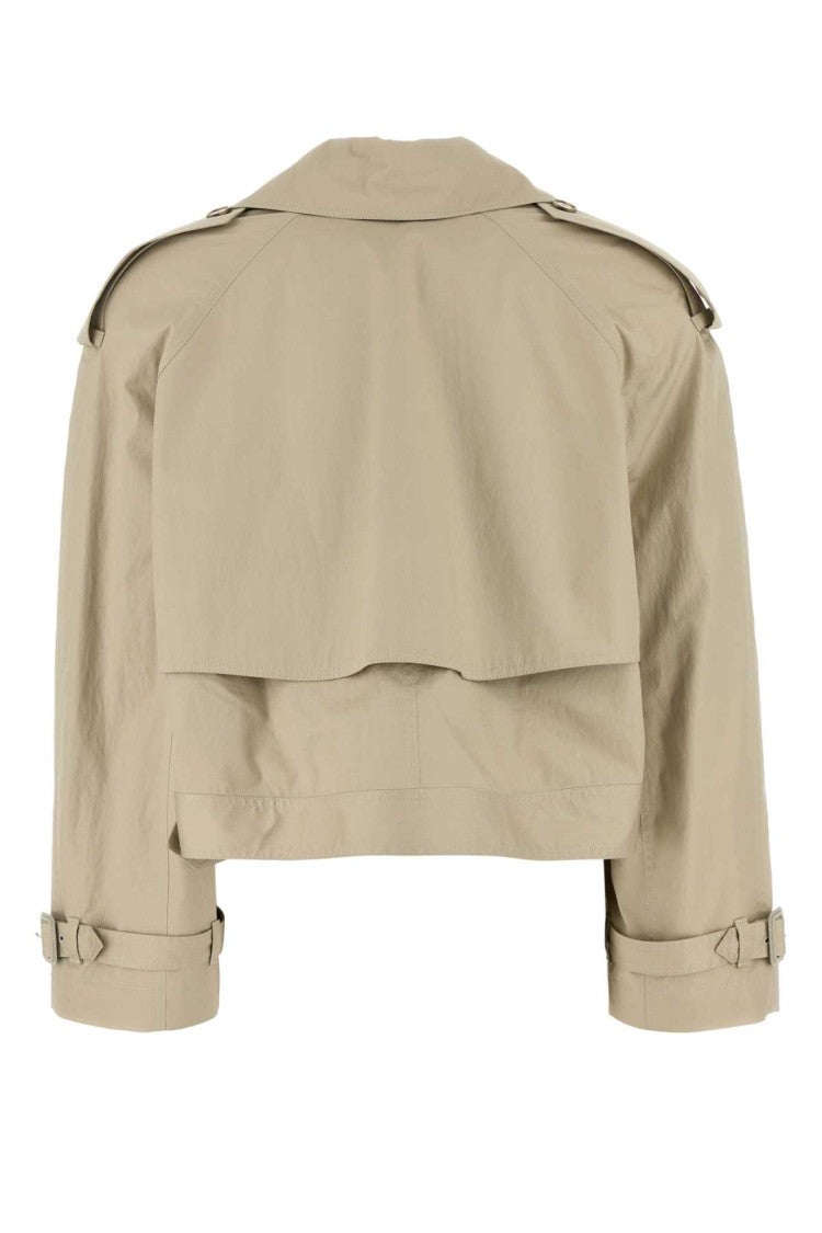 Stella Mccartney Sand Cotton Trench Coat