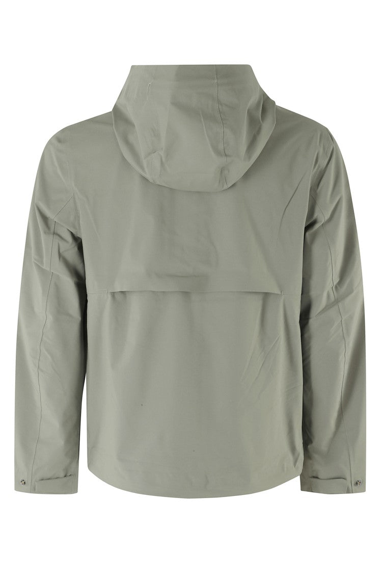 K-Way Green Jacko Stretch 2L Magnetic-Closure Polyester Jacket