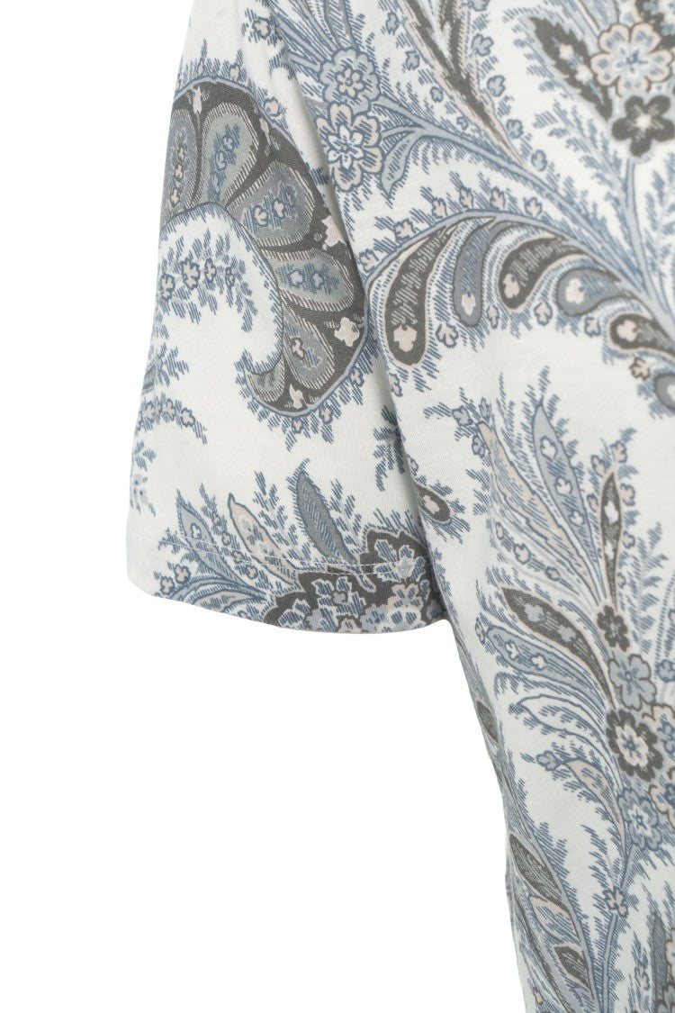 Etro Paisley Print Short-Sleeve T-Shirt