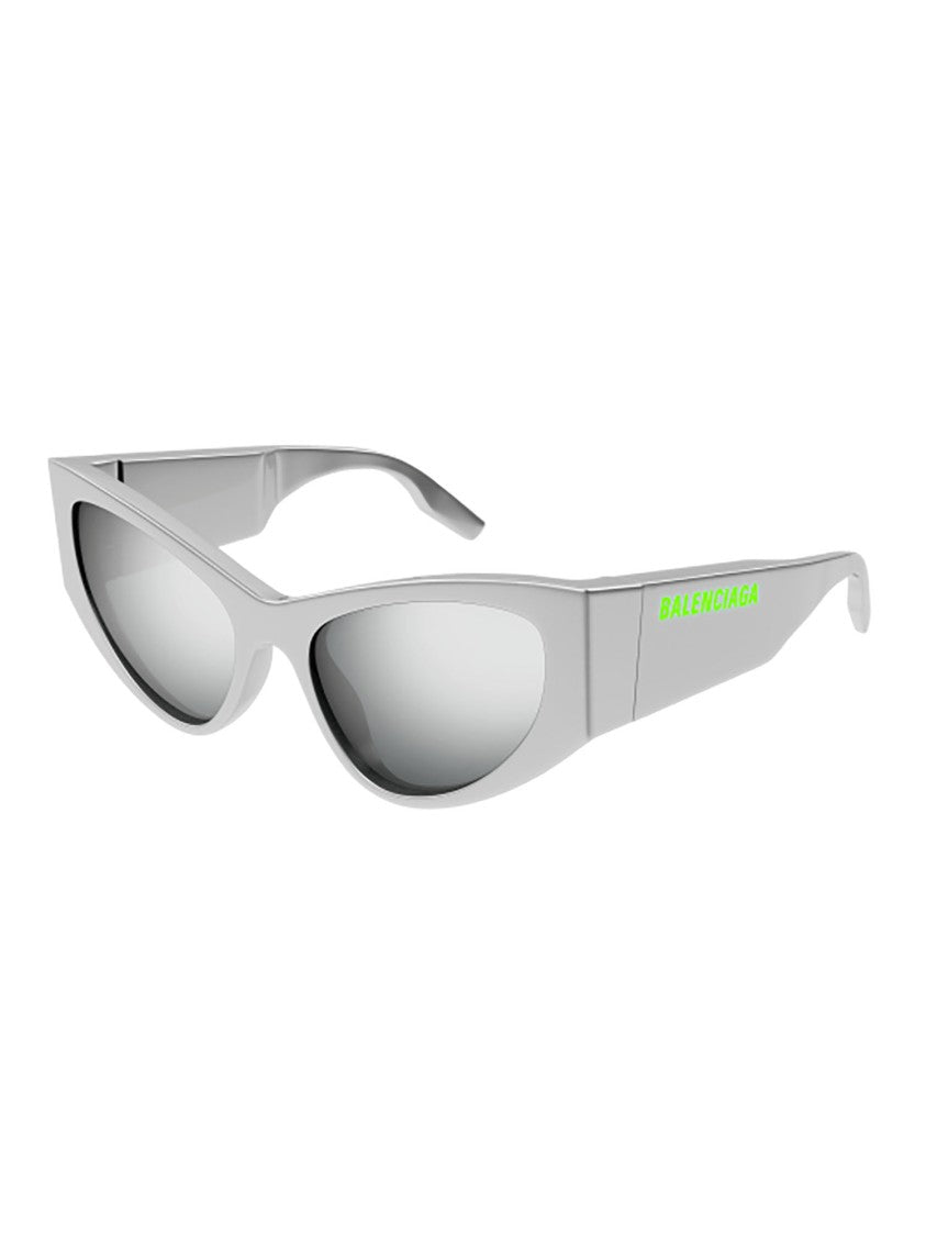 Balenciaga Bb0300s Bold Cat-Eye Angular Sunglasses