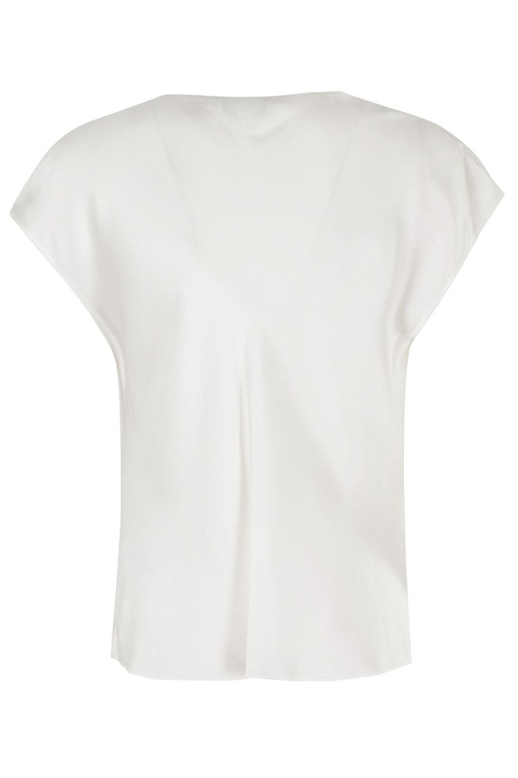 Vince Cowl Nk Cap Slv Blouse