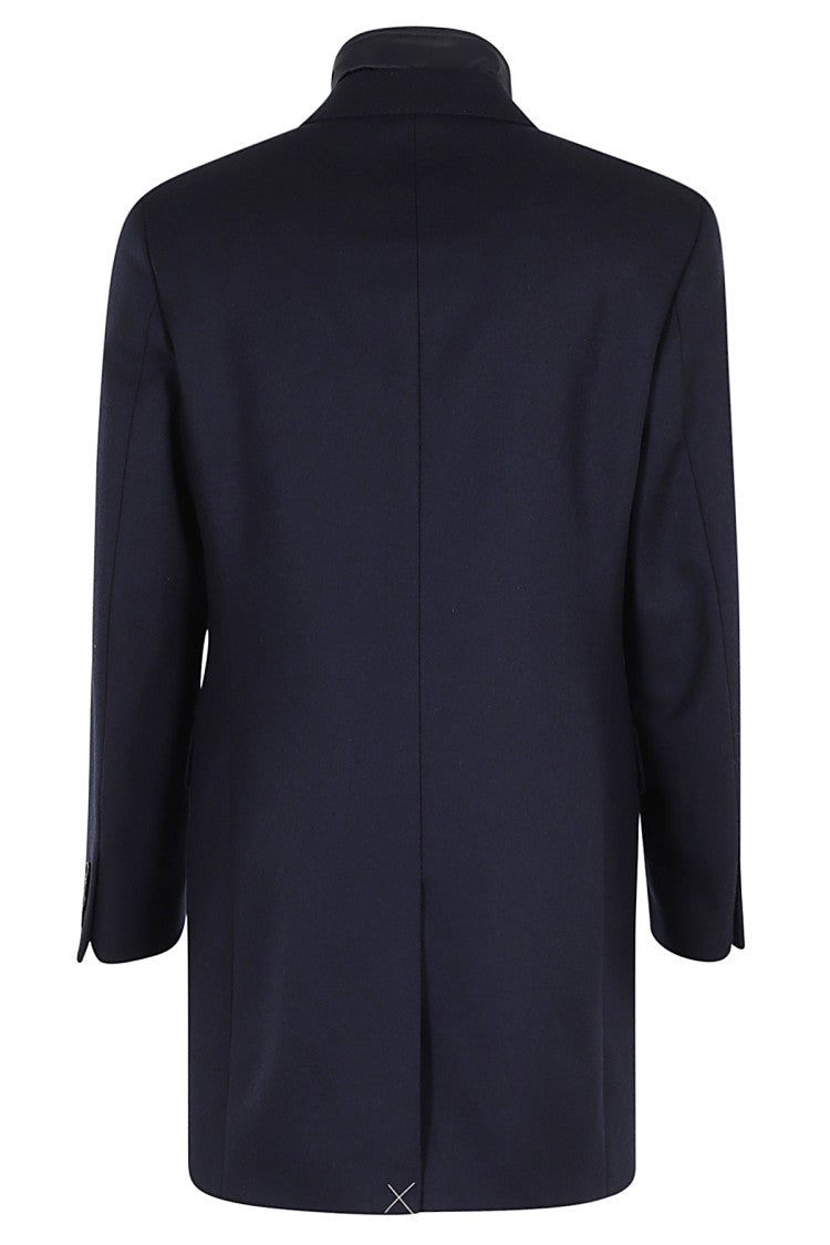 Fay Double-Breasted Wool And Cashmere Coat