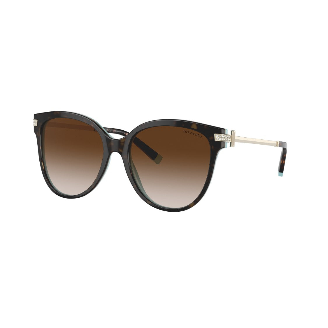 Tiffany & Co. 0Tf4193b Rounded Tortoiseshell Sunglasses