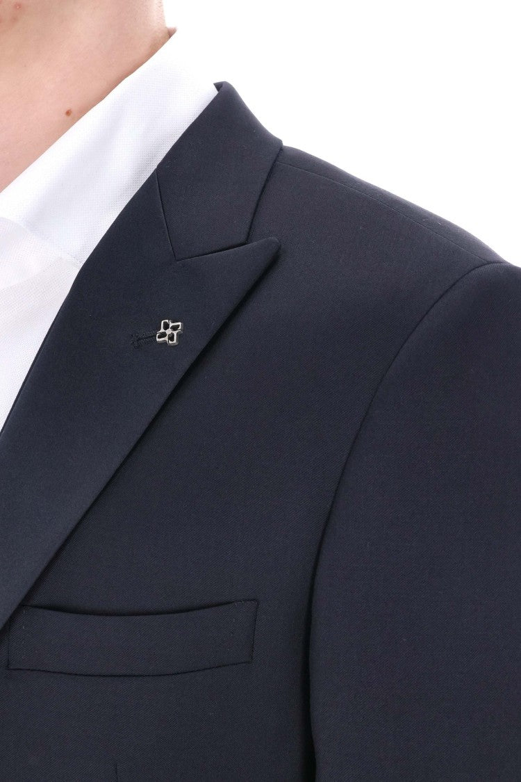 Tagliatore Bruce Super 110’S Wool Smoking Jacket