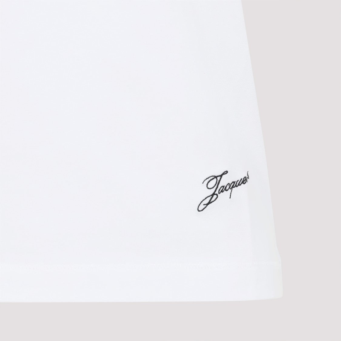 Jacquemus Raglan T-Shirt With Red Sleeves And Subtle Logo