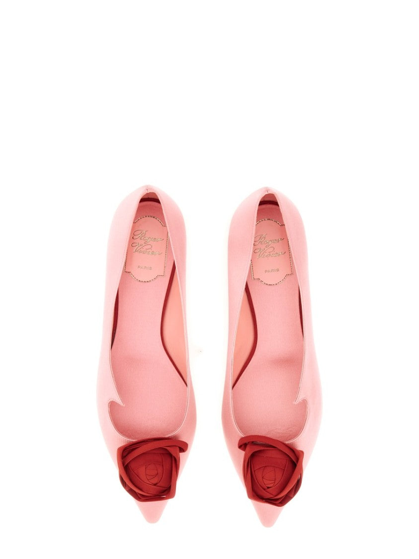 Roger Vivier "Rose Vivier" Ballerina