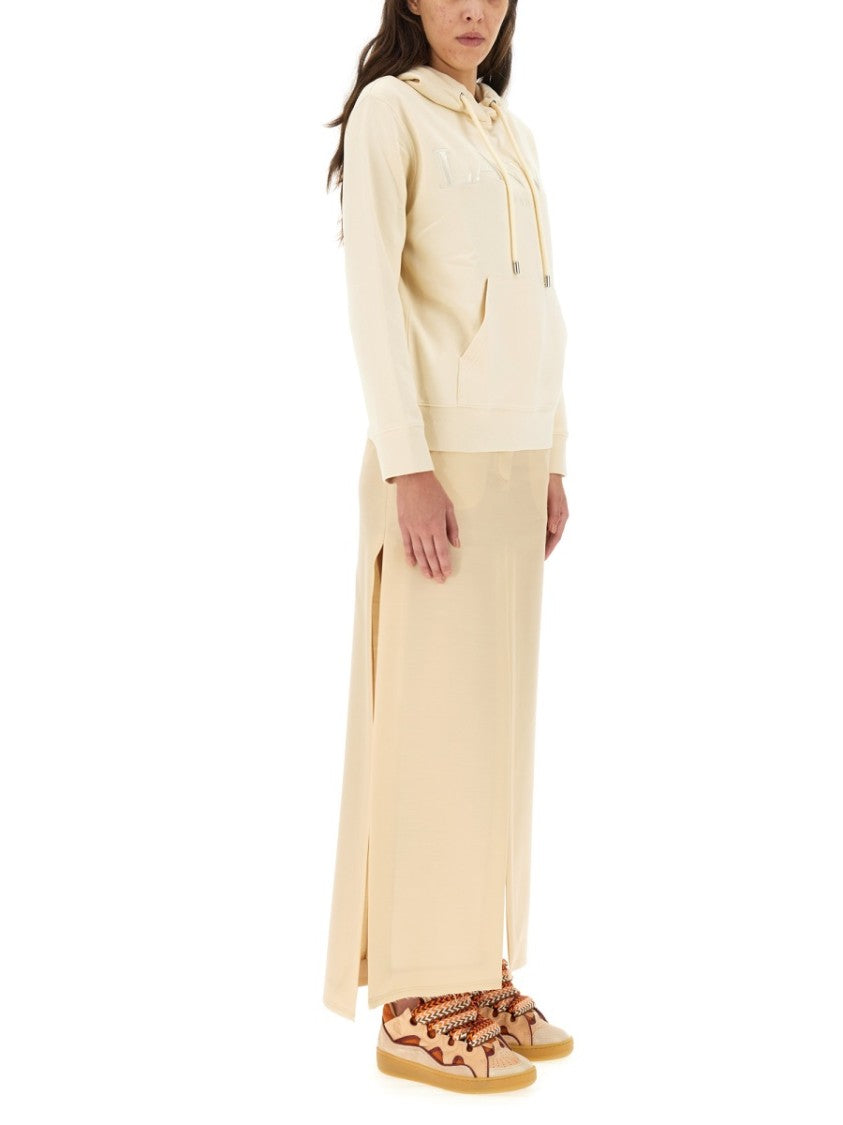 Lanvin Floor-Length Tailored Skirt With Concealed Closure