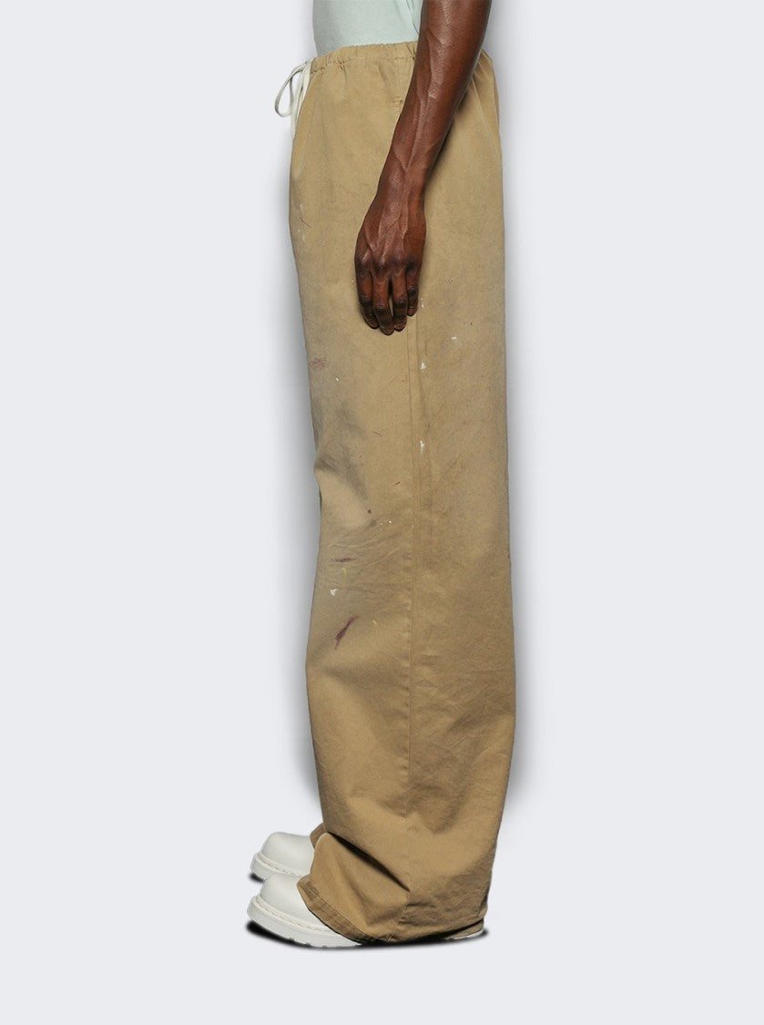 Mm6 By Maison Margiela Relaxed Sand Beige Pants