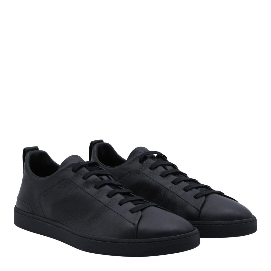 Church's Matte Black Low-Top Sneakers
