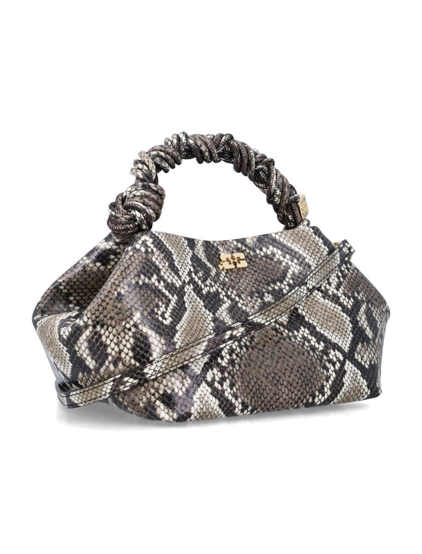 Ganni Small Braided Bow Shoulder Bag