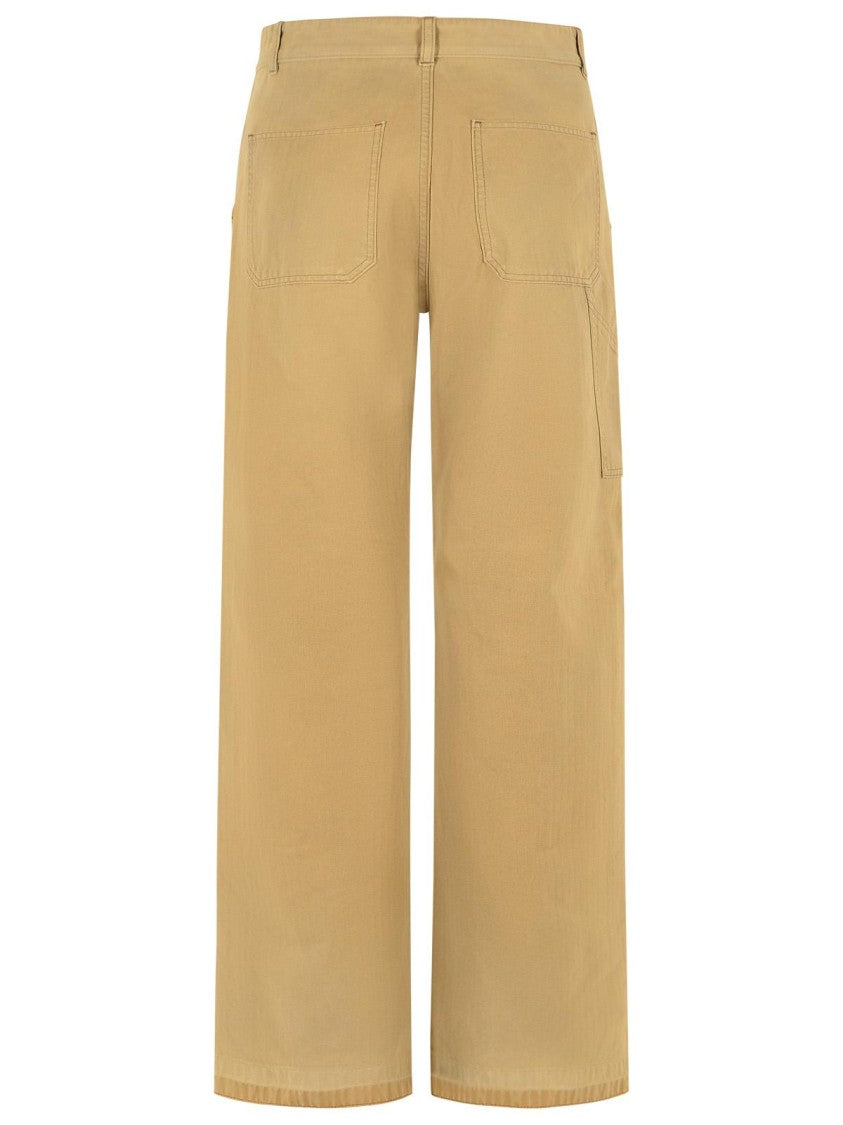 Maison Margiela Beige Cotton Jeans