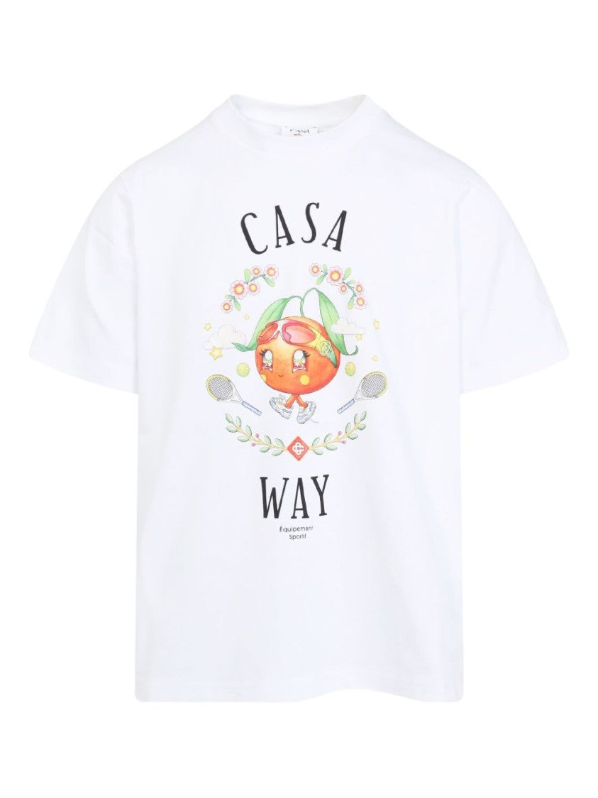 Casablanca Relaxed Fit Graphic T-Shirt With Playful Print