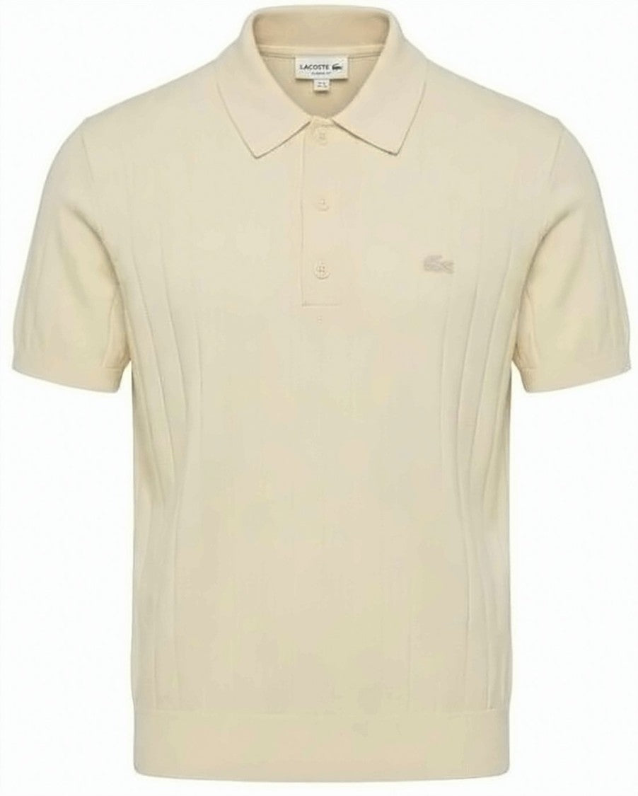 Lacoste Short-Sleeved Sweater With Classic Polo Collar