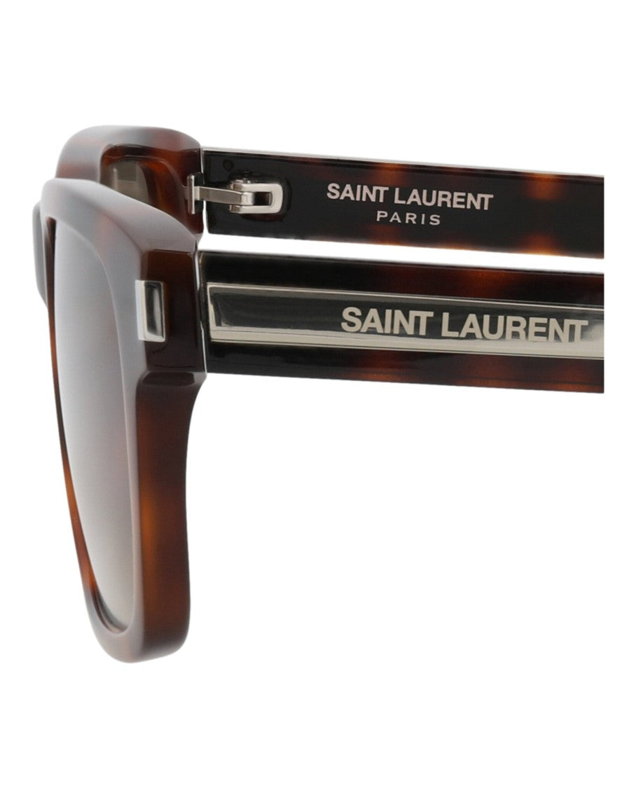 Saint Laurent Square-Frame Recycled Acetate Sunglasses