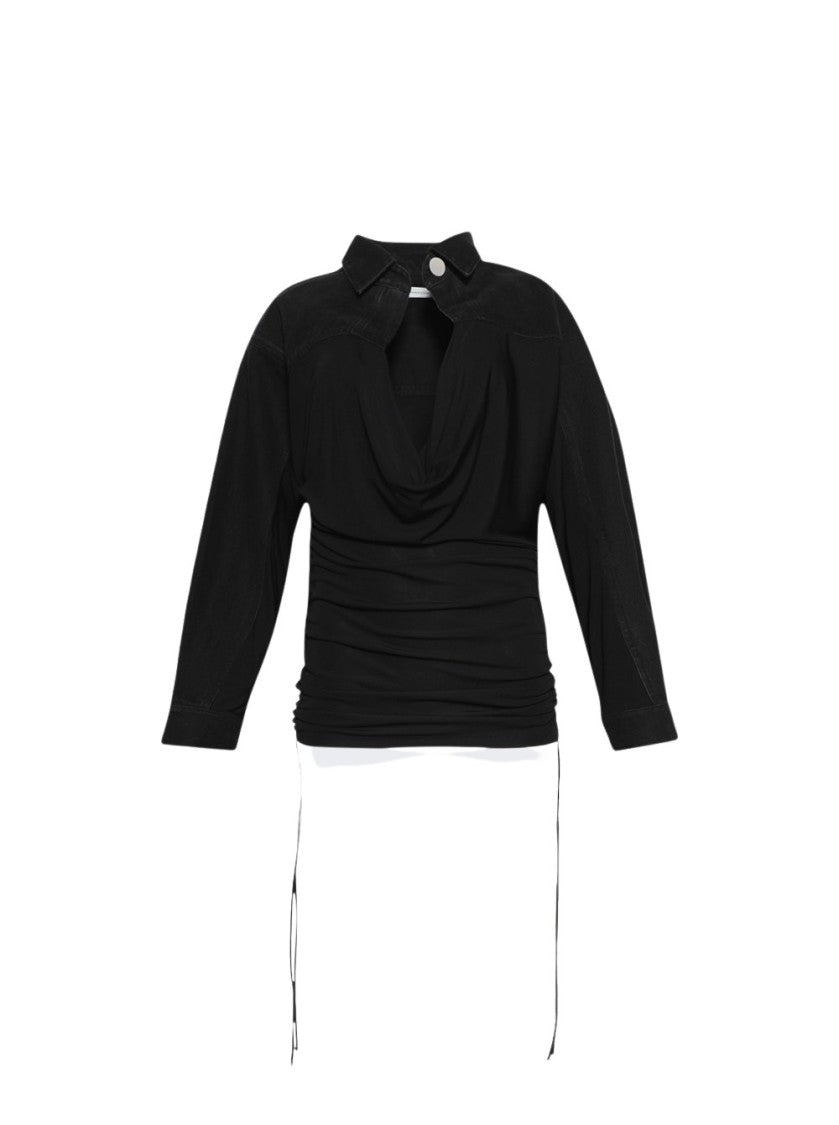 Christopher Esber Deconstructed Denim Shrt