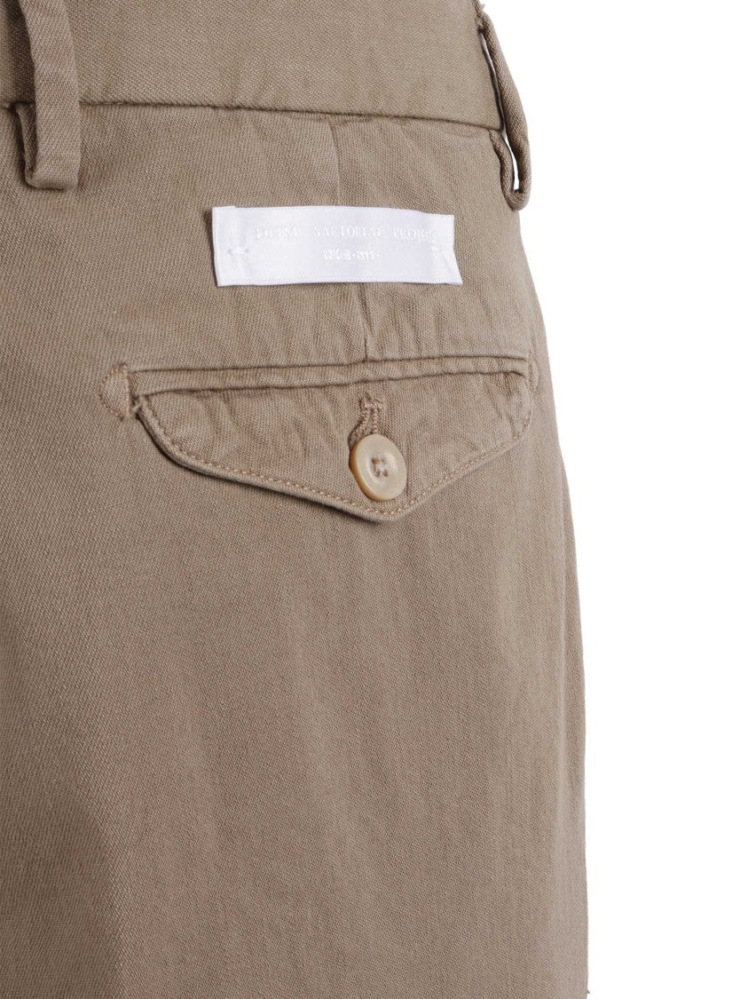 Briglia Straight Leg Brown Minimalist Straight-Leg Pants