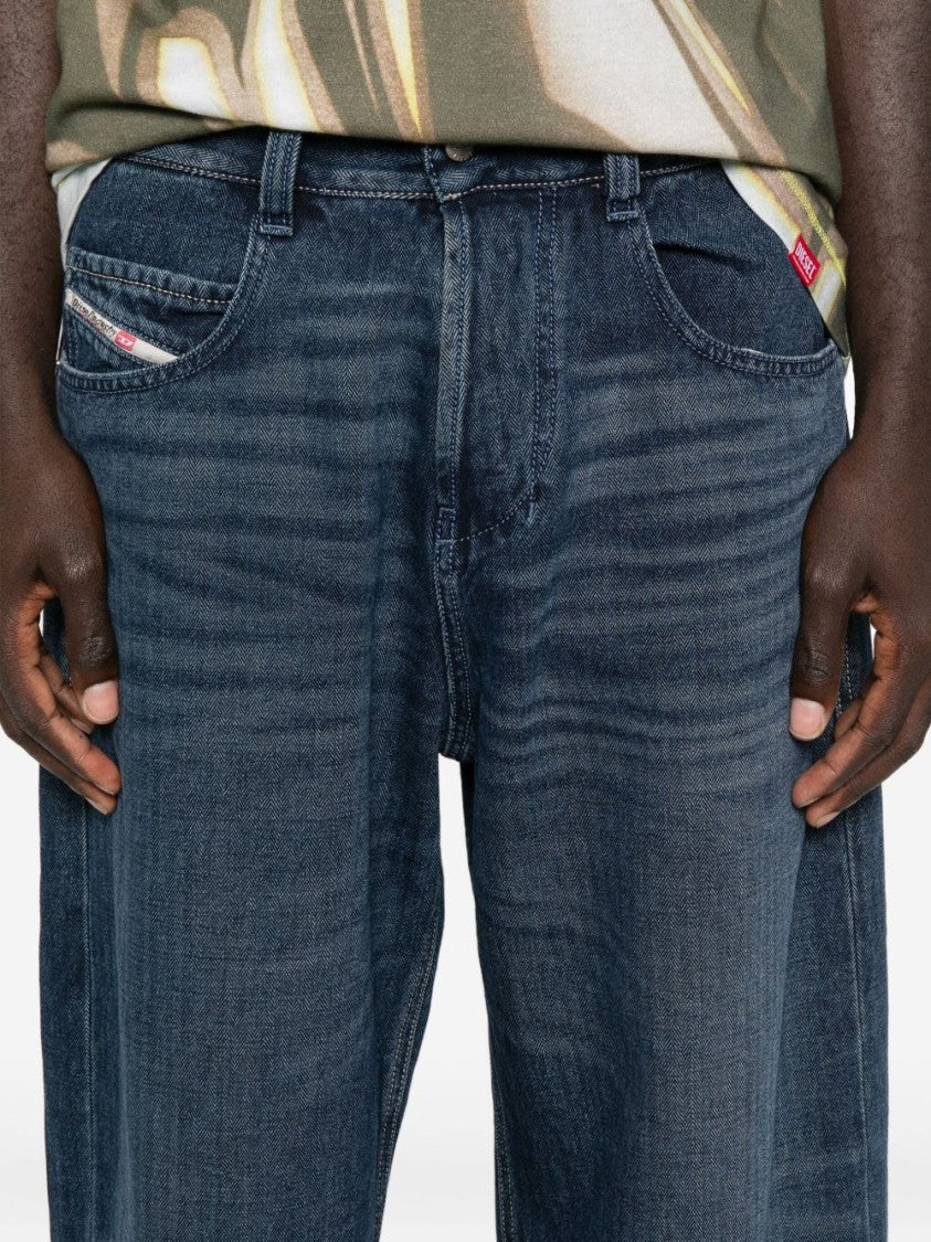 Diesel Wide-Leg Denim Jeans
