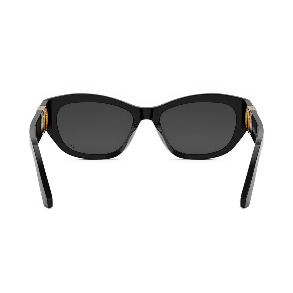 Dior 30Montaigne B5u Oval Black Acetate Sunglasses