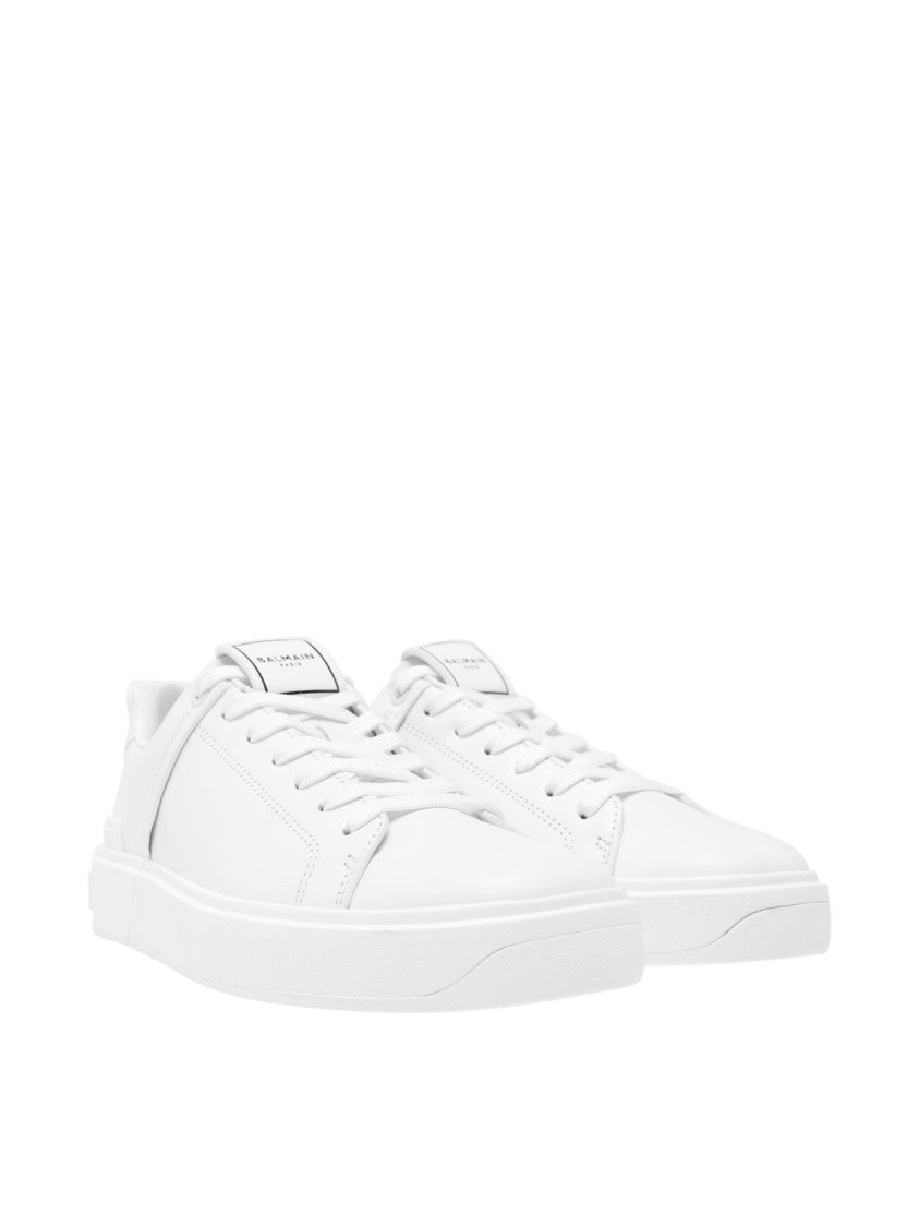 Balmain B Court Logo Low Top Sneakers