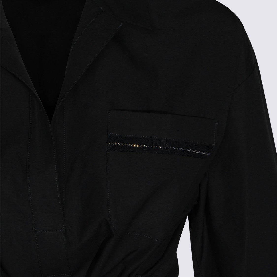 Fabiana Filippi Midi Dress With Tailored Silhouette And Wrap-Style Front