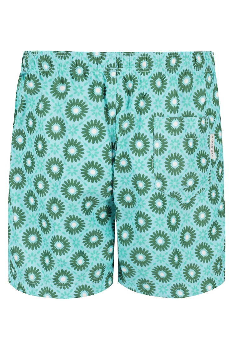Peninsula Drawstring Swimsuit - Green