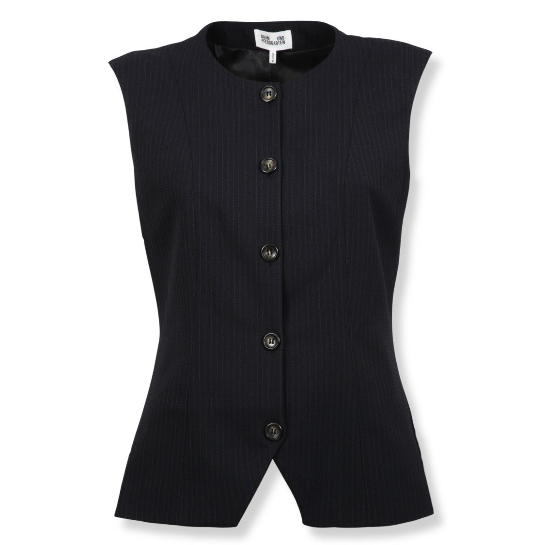 Baum Und Pferdgarten Tailored Short Gilet With Smooth Finish