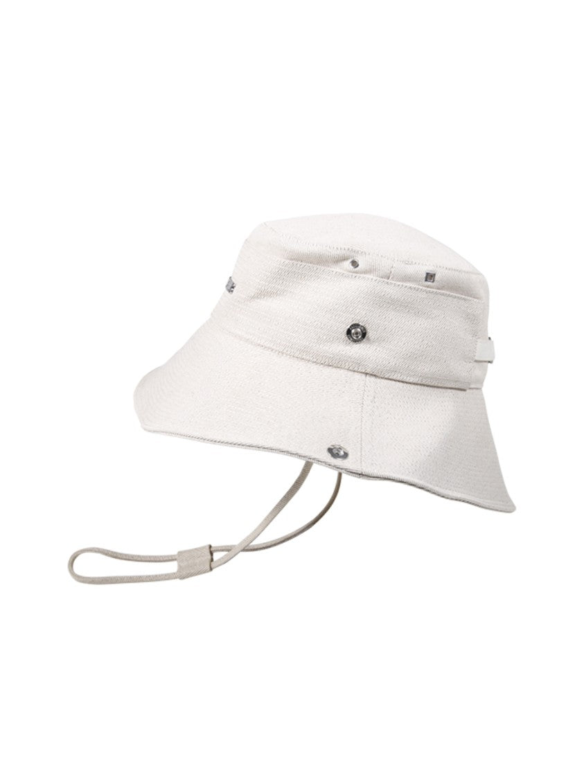 Jacquemus Structured Wide-Brimmed Hat With Refined Finish