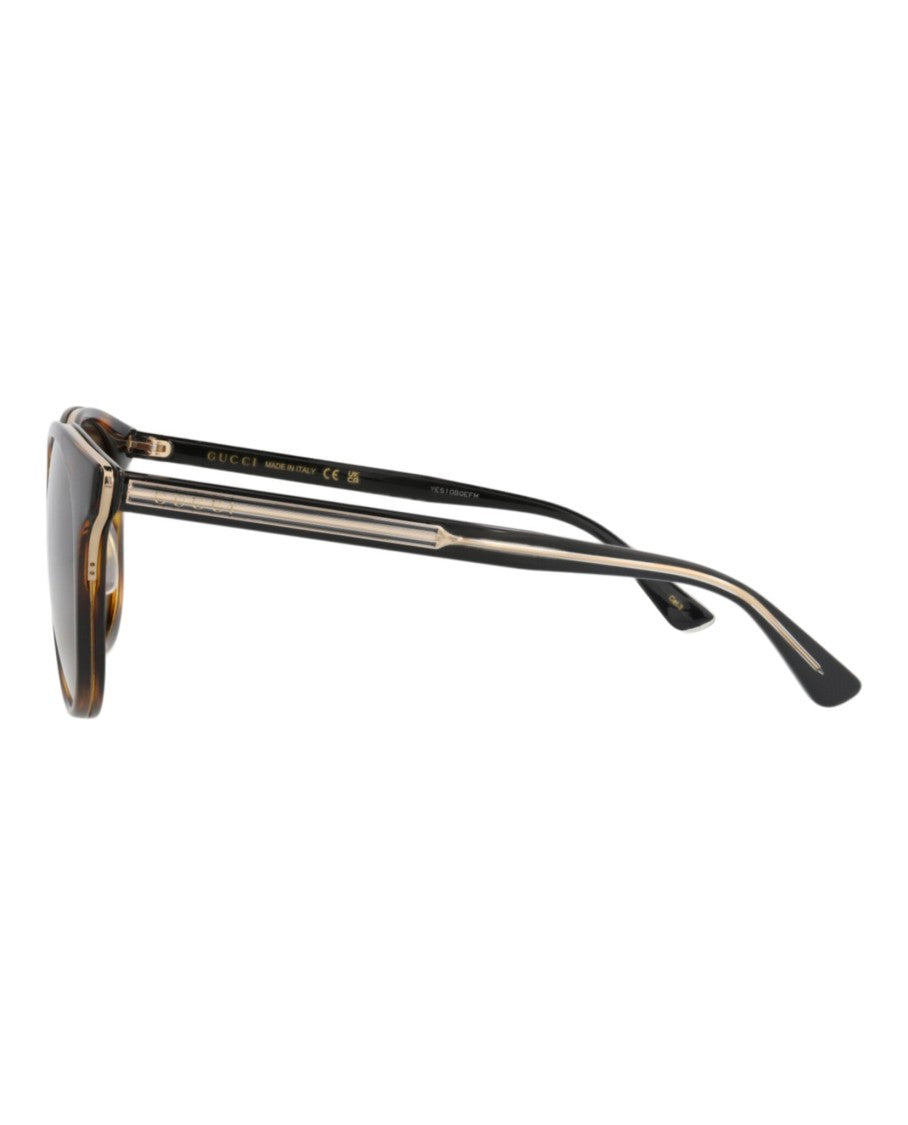 Gucci Round-Frame Acetate Sunglasses