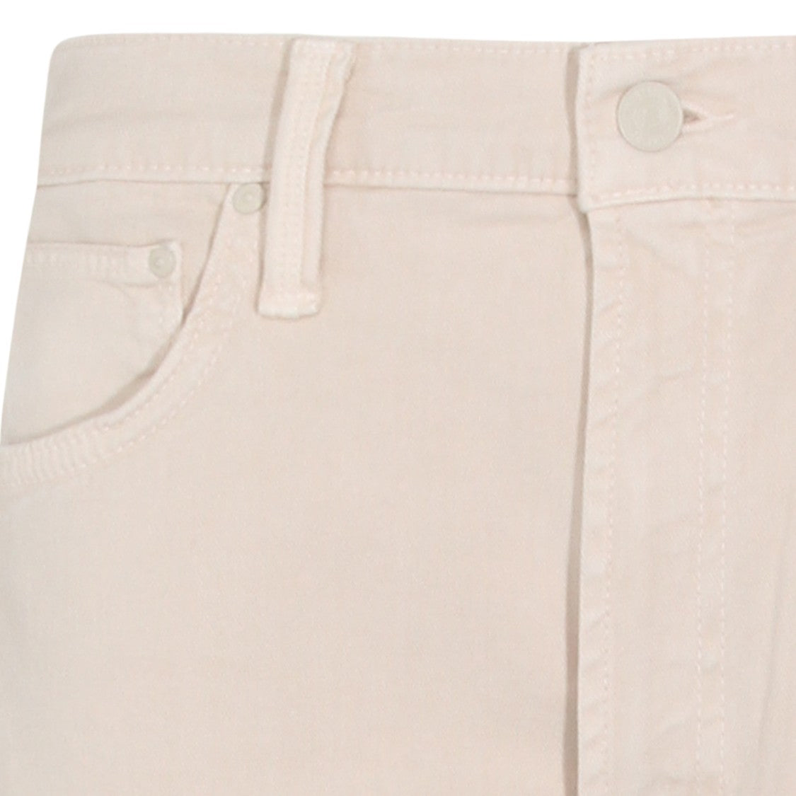Mother Straight-Leg Denim Jeans With Classic Five-Pocket Design