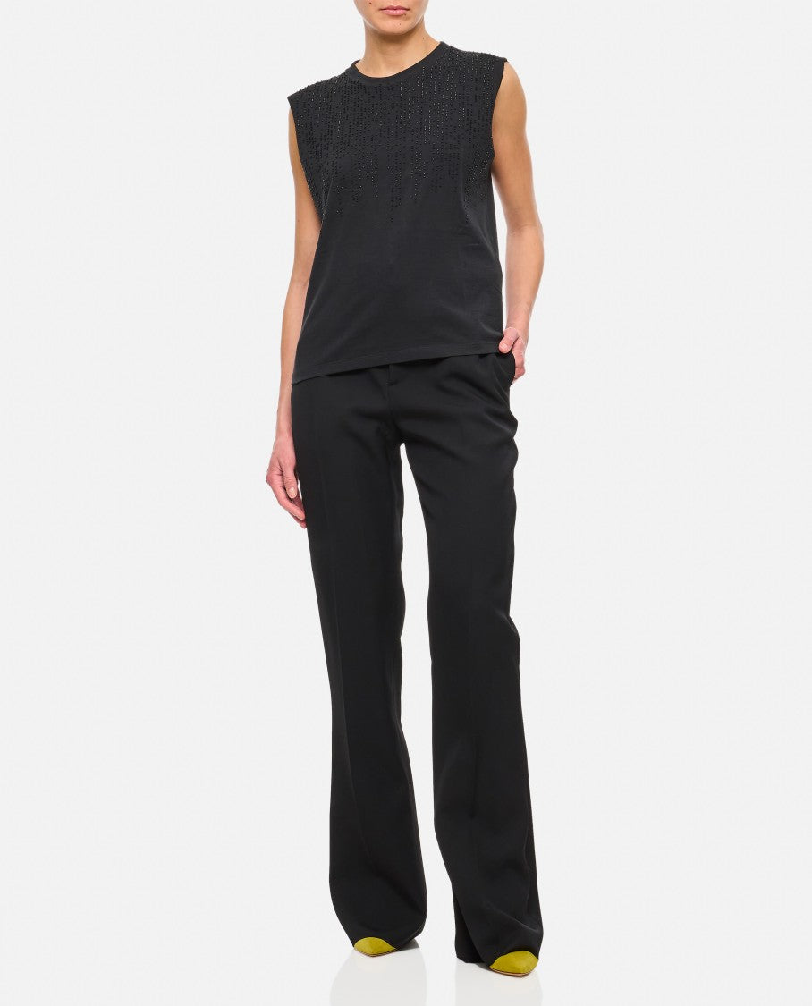 Golden Goose Black Journey W's Sleveless Slim T-Shirt