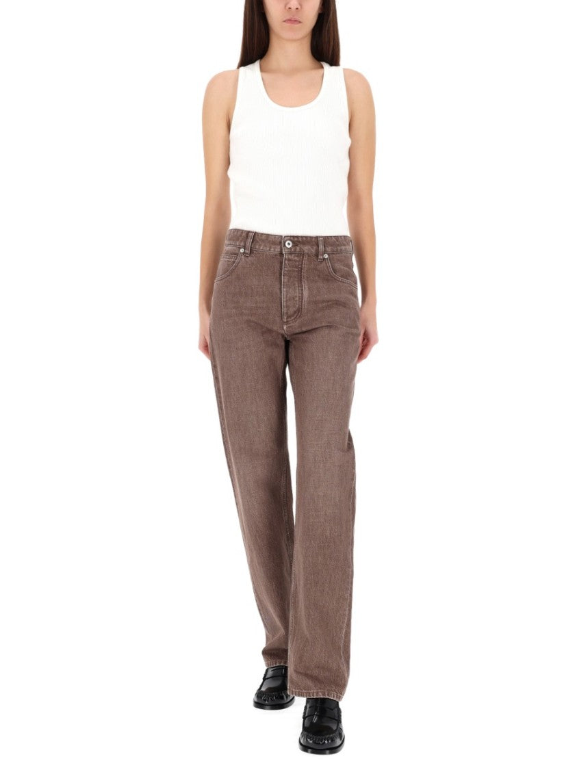 Bottega Veneta Straight-Leg Denim Jeans With Vintage-Finish Design