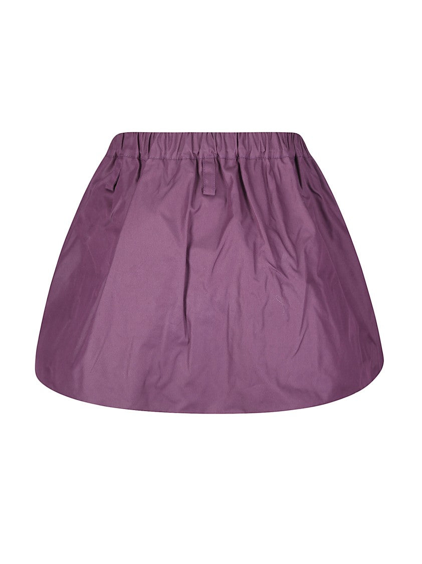 Baum Und Perdgarten Cotton Mini Skirt With Internal Ruffle