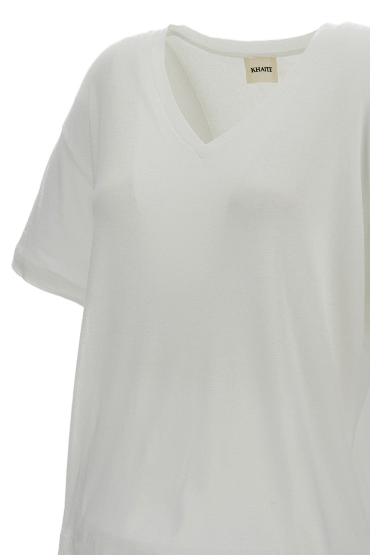Khaite White Linda T-Shirt