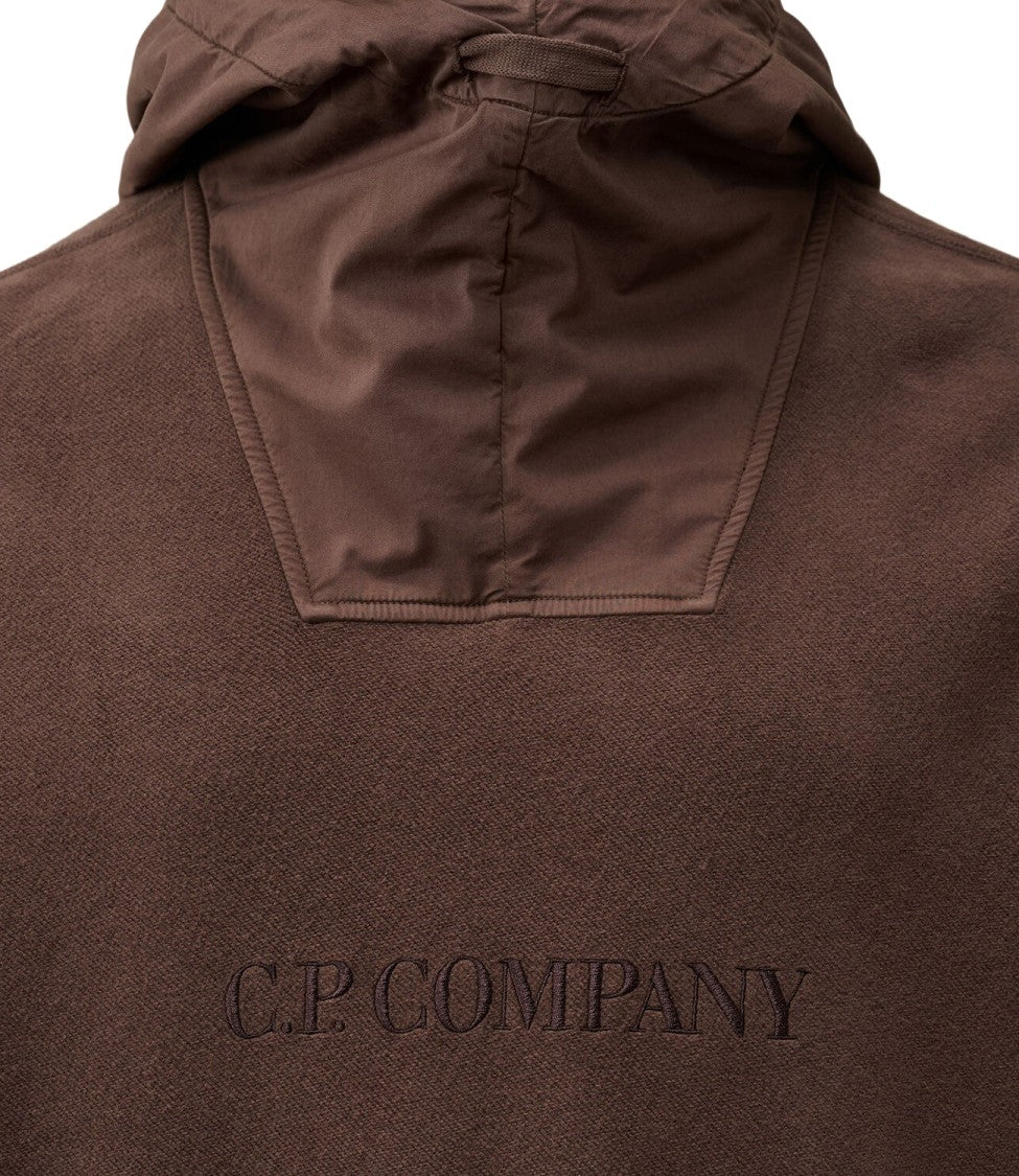 C.P. Company Relaxed-Fit Pullover Hoodie With Embroidered Detail