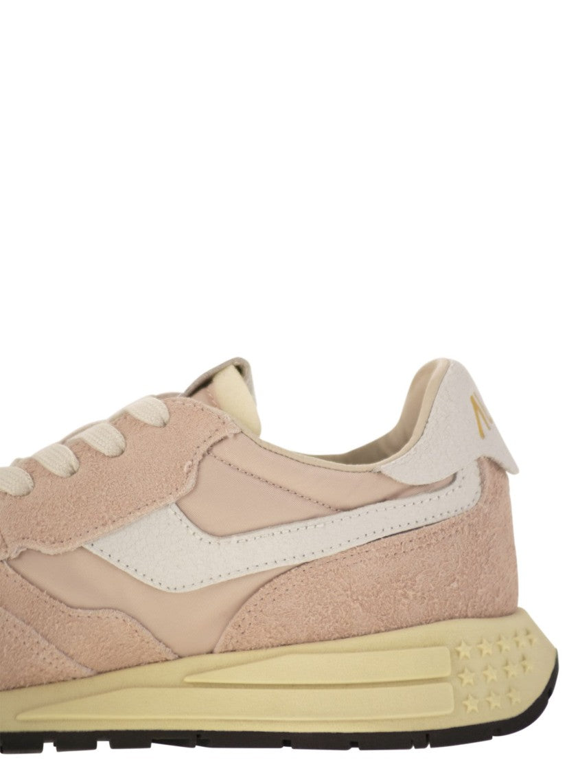 Autry Reelwind - Suede And Technical Textile Trainer