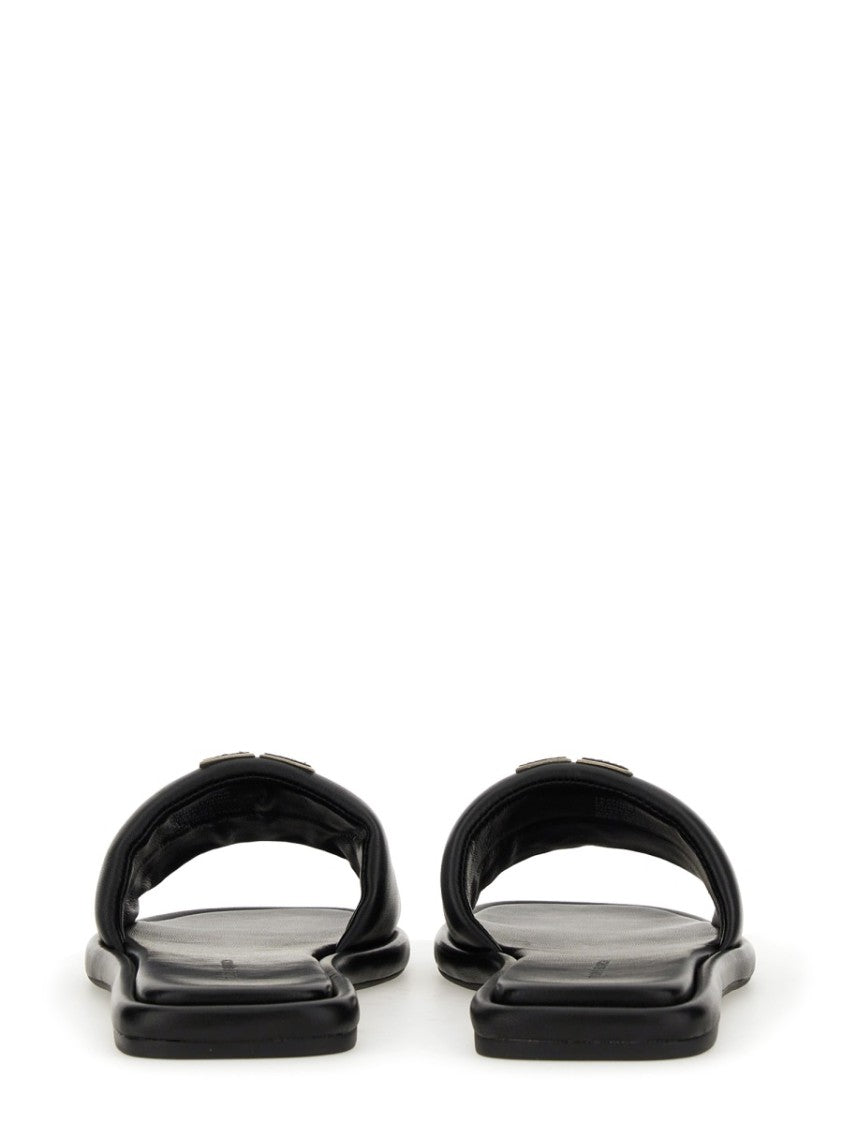 Tory Burch Slider Double T Slide Sandals
