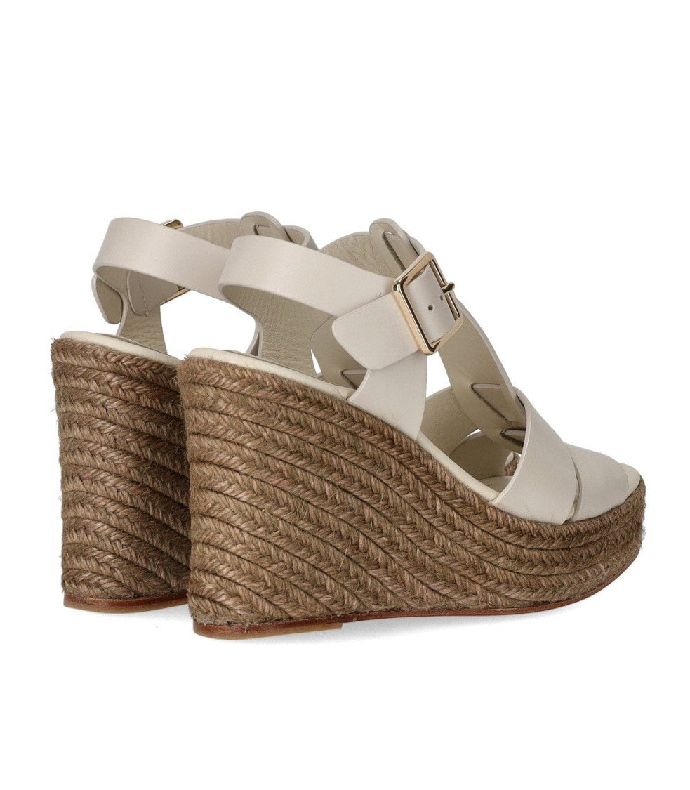 Paloma Barceló Alison White Wedge Sandal
