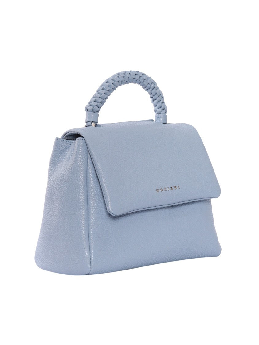 Claudio Orciani Structured Pebbled Leather Handbag