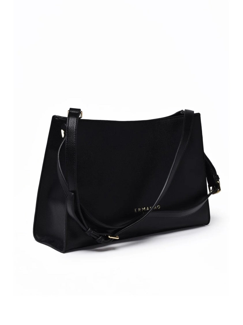Ermanno Firenze Teresa Hobo Bag With Structured Silhouette And Magnetic Closure