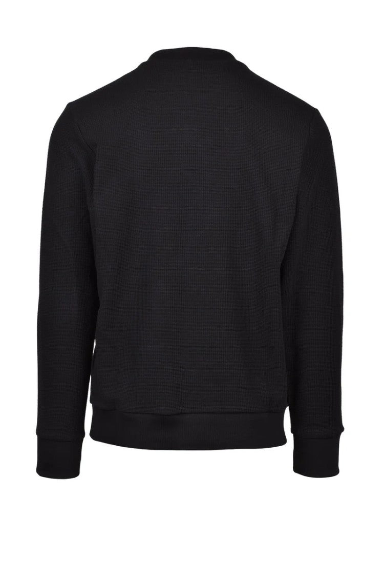 Diesel Black Cotton Men's Crewneck Sweatshirt